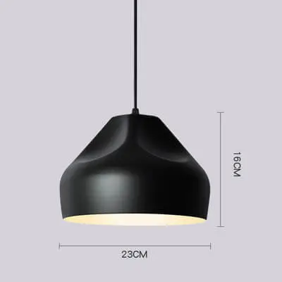 1-Light Pendant Lights Creative Aluminum Hanging Lamp for Kitchen