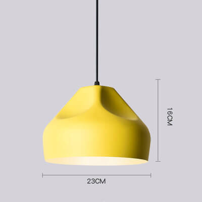 1-Light Pendant Lights Creative Aluminum Hanging Lamp for Kitchen