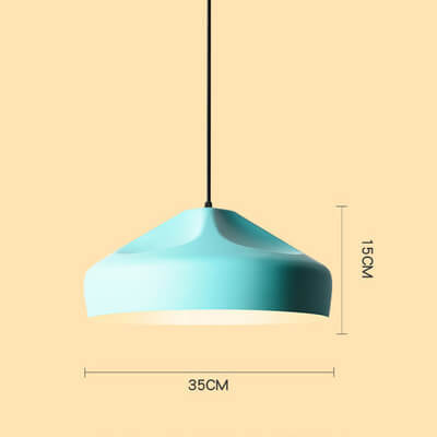 1-Light Pendant Lights Creative Aluminum Hanging Lamp for Kitchen