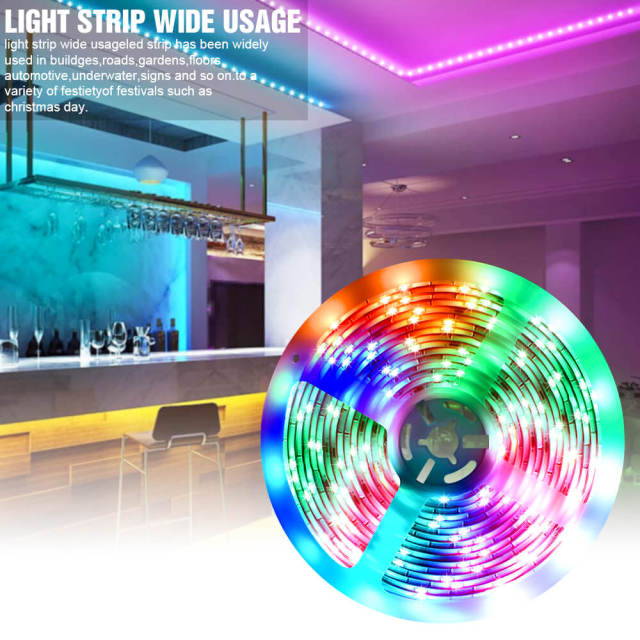 LED Light Strip Wifi Remote Control 12V-5050 RGB 24 Keys Waterproof Light String