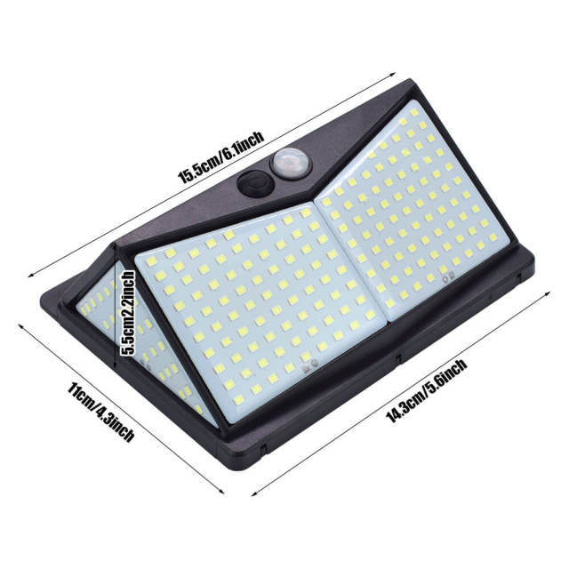 LED Solar Outdoor Wall Light Human Body Induction Waterproof Wall Lighting