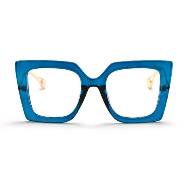 Women Men Square Clear Glasses Vintage Optical Eyeglasses Frame with Transparent Lens
