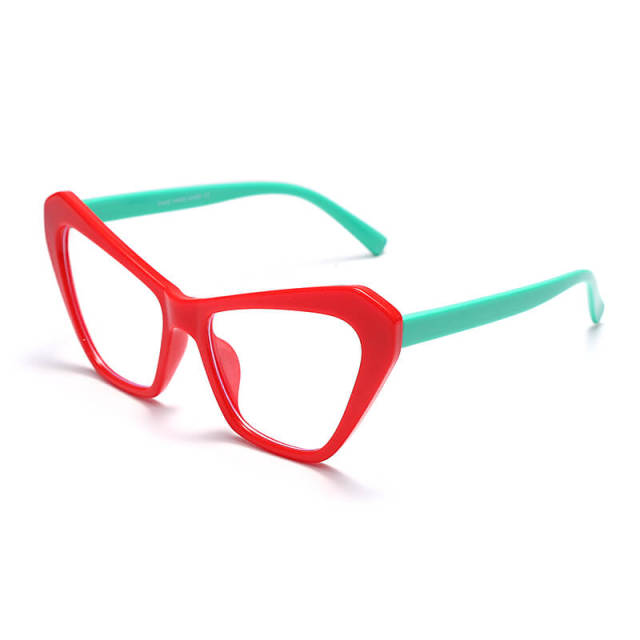 Unisex Blue Light Blocking Glasses Cat Eye Eyeglasses Frame with Transparent Lens