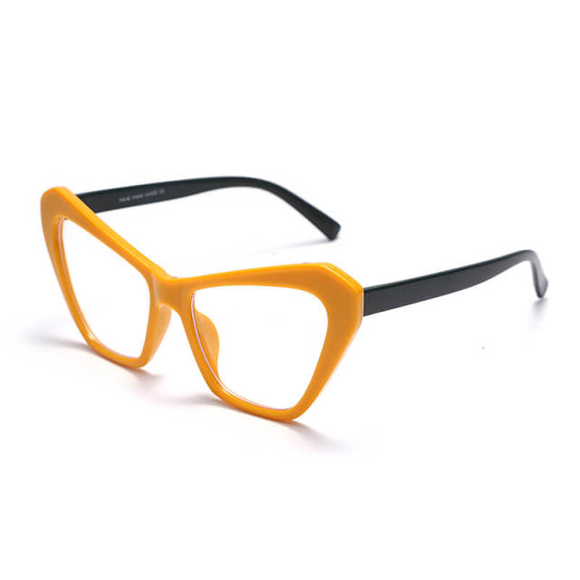 Unisex Blue Light Blocking Glasses Cat Eye Eyeglasses Frame with Transparent Lens