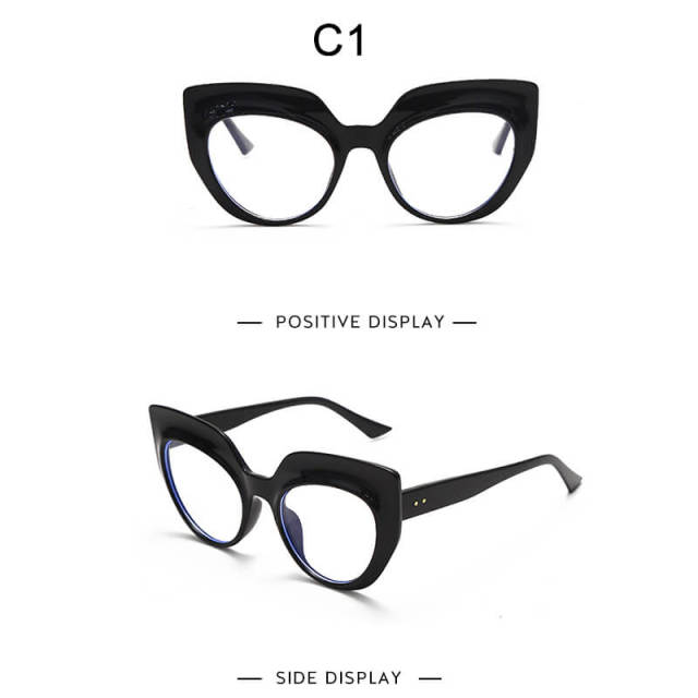 Women Men Optical Glasses Vintage Cat Eye Eyeglasses Spectacle Frame