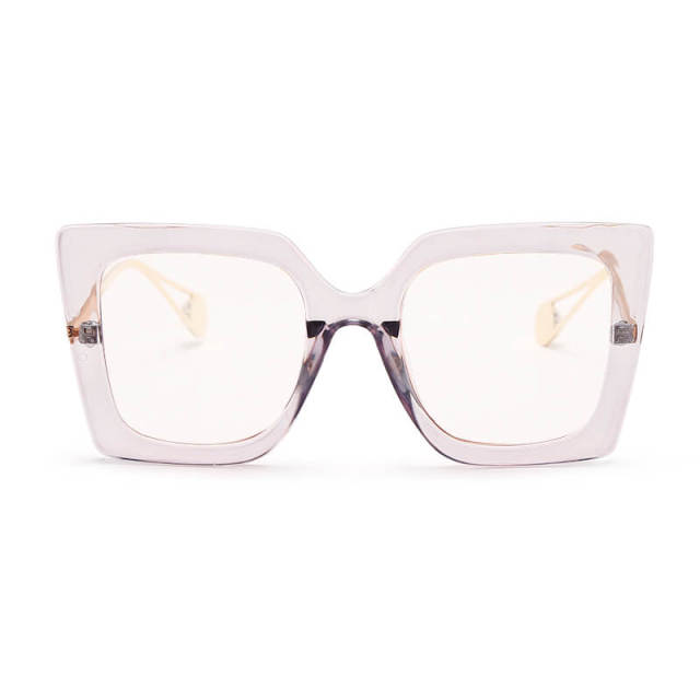 Women Men Square Clear Glasses Vintage Optical Eyeglasses Frame with Transparent Lens