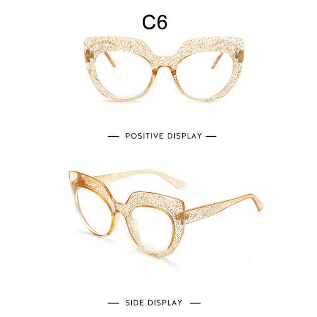 Women Men Optical Glasses Vintage Cat Eye Eyeglasses Spectacle Frame