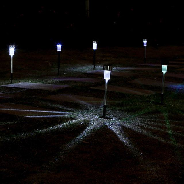 10pcs Garden Lawn Light 5W High Brightness Solar Power LED Street Lamps