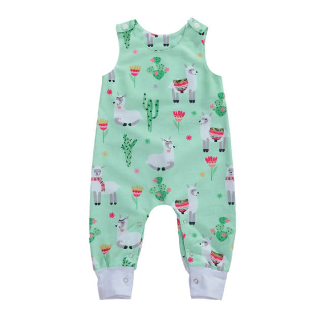 Summer Newborn Boys Girls Cotton Romper Casual Jumpsuit