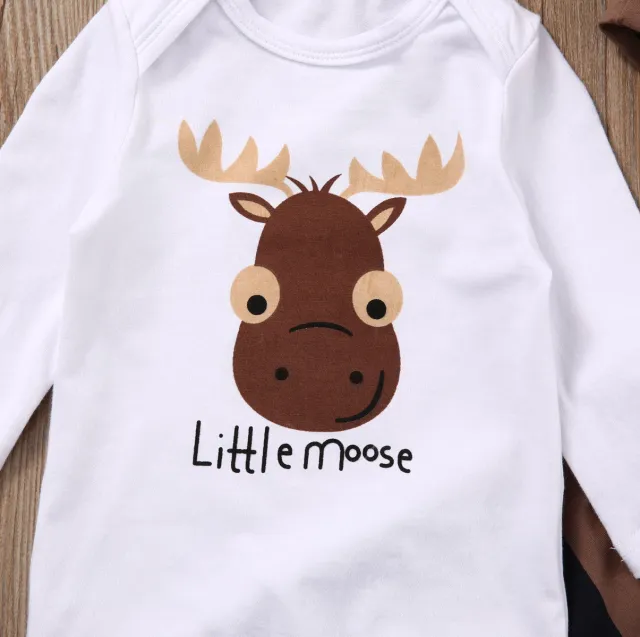 Baby Boy Xmas Clothing Sets Newborn Girls Long Sleeve Autumn Romper