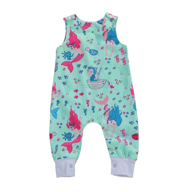 Summer Newborn Boys Girls Cotton Romper Casual Jumpsuit