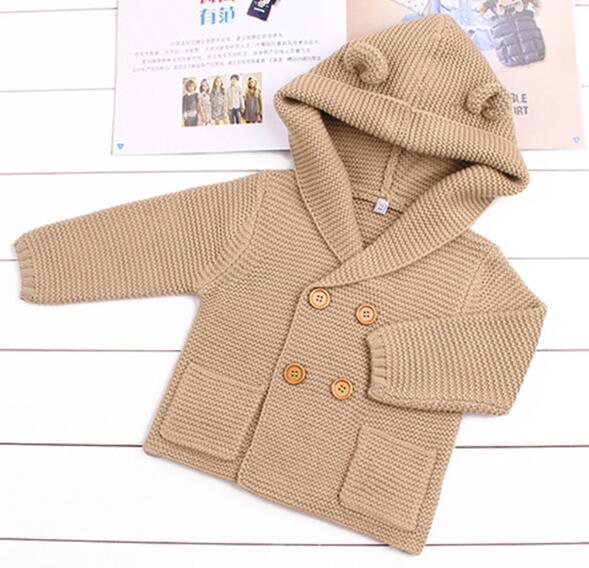 Winter Newborn Baby Sweater 1-24M Boys Girl Knitted Cardigan