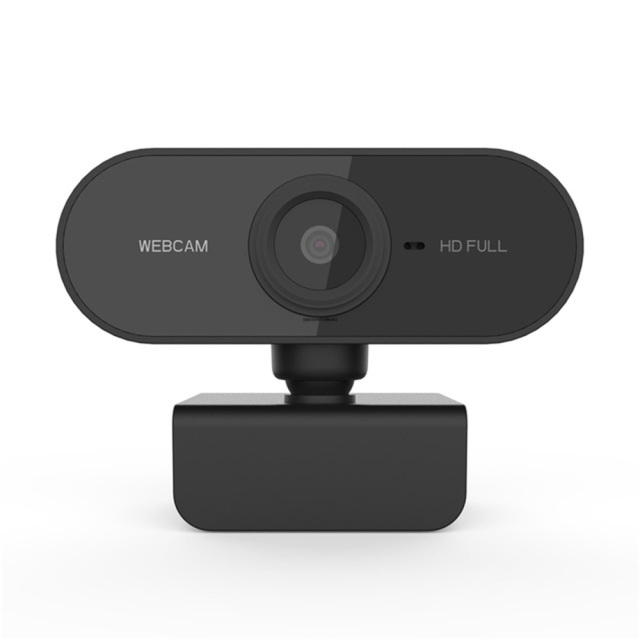 1080p HD Webcam USB Web Camera with Microphone Black