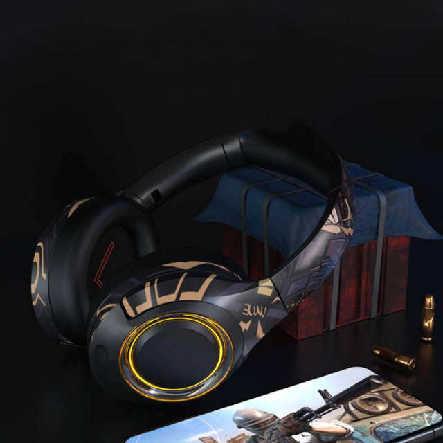 Gaming Headset  Bluetooth Wireless Head-mounted Noise Cancelling Headset