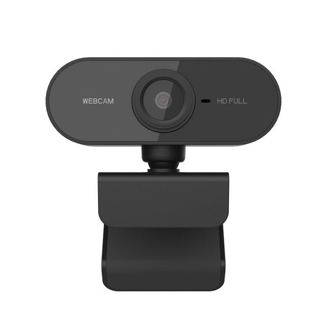 1080p HD Webcam USB Web Camera with Microphone Black