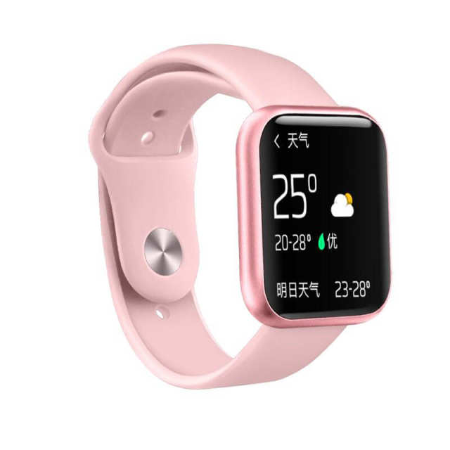 Fashion Bluetooth Waterproof Smart For Watch Women T80 Heart Rate Monitor Smartwatch