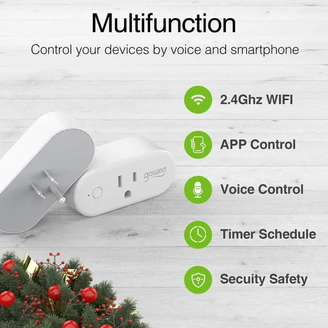 Mini Smart Plug Home WiFi Outlet Socket Work With Alexa Google Home