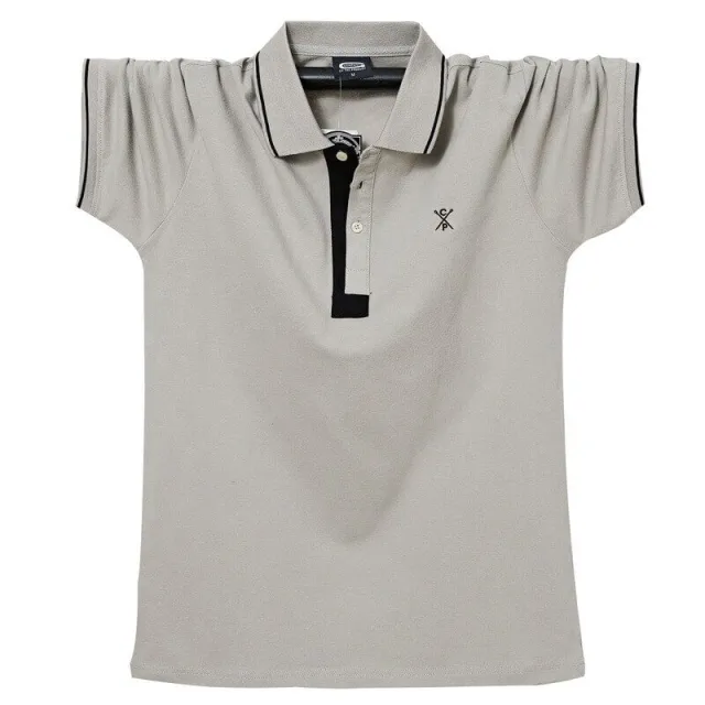 Polo Shirt For Men Summer Short Sleeve Shirts Casual Breathable Tops Male Plus