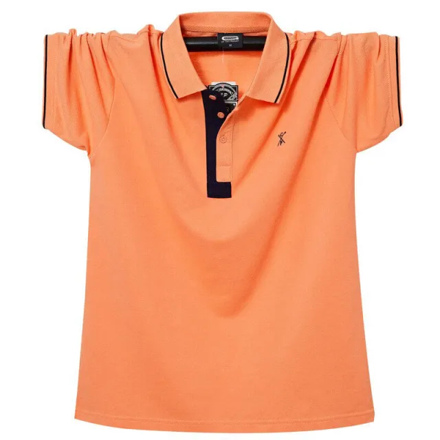 Polo Shirt For Men Summer Short Sleeve Shirts Casual Breathable Tops Male Plus