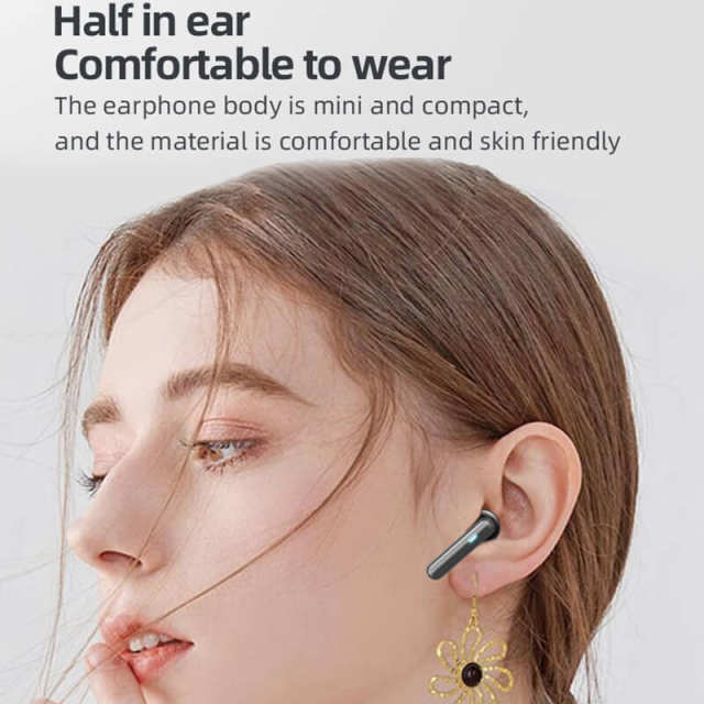 Wireless Earbuds in-Ear Stereo Headphone Bluetooth 5.0 Touch Control Noise Canceling Sports Waterproof Headphones With Mic