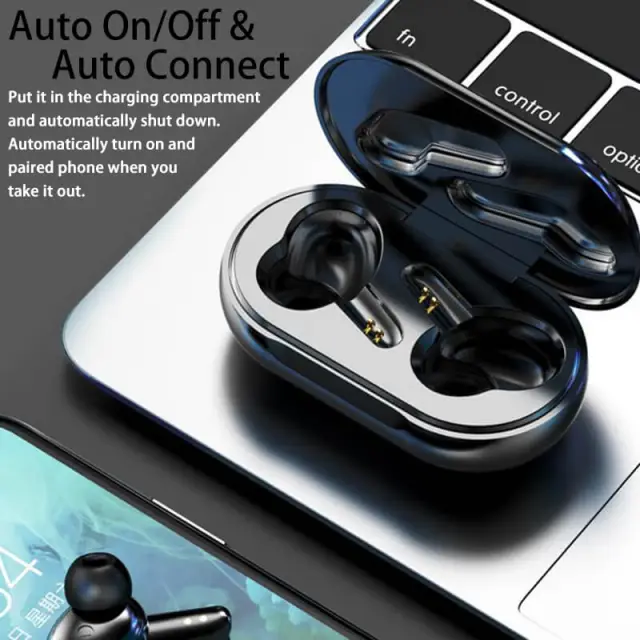 Touch Control Bluetooth Earphones TWS 5.0 Wireless Headset With Charging Box ST528