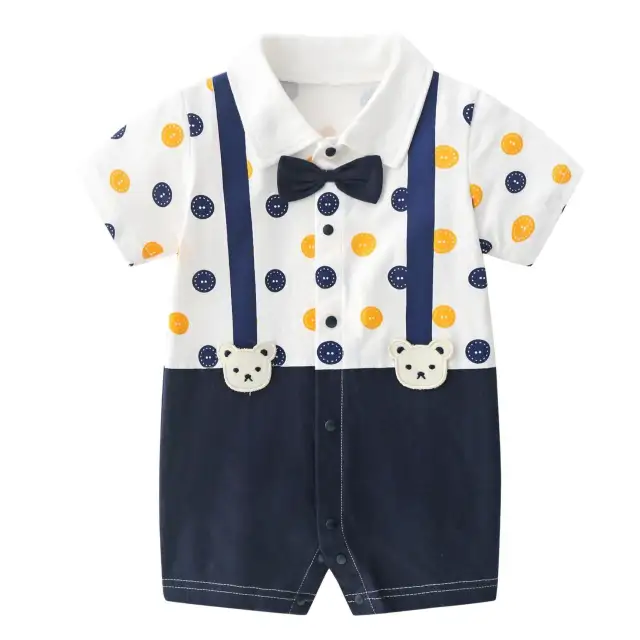 Baby Clothing Summer Baby Boys Rompers 0-18M Cotton Jumpsuit