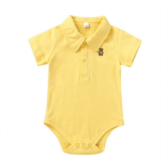 Summer Baby Boy Romper Clothes Cotton Short sleeve Newborn Costume