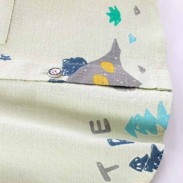 Summer Kids Clothing Set Baby Boys Dinosaur Print Shirt Shorts 2Pcs