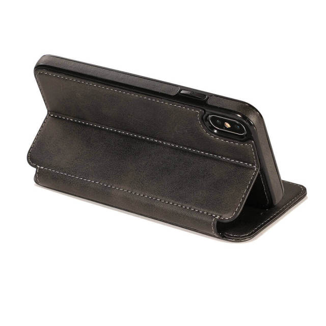 Wallet Case for iPhone 12 - Blocking Card Slot Stand PU Leather Magnetic Apple Flip Cover