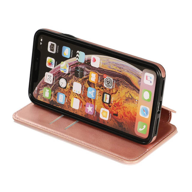 Wallet Case for iPhone 12 - Blocking Card Slot Stand PU Leather Magnetic Apple Flip Cover