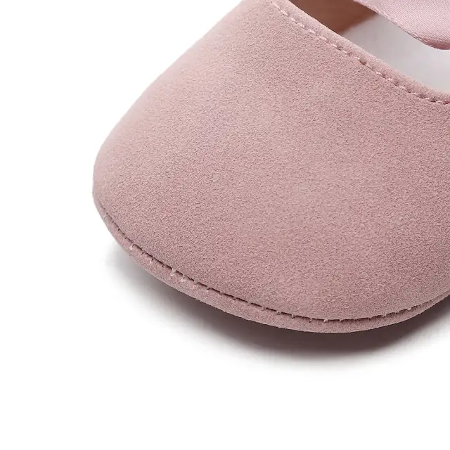 Infant Girls Shoes Soft Pu Leather Baby Shoes Cross-tie Dance Shoes