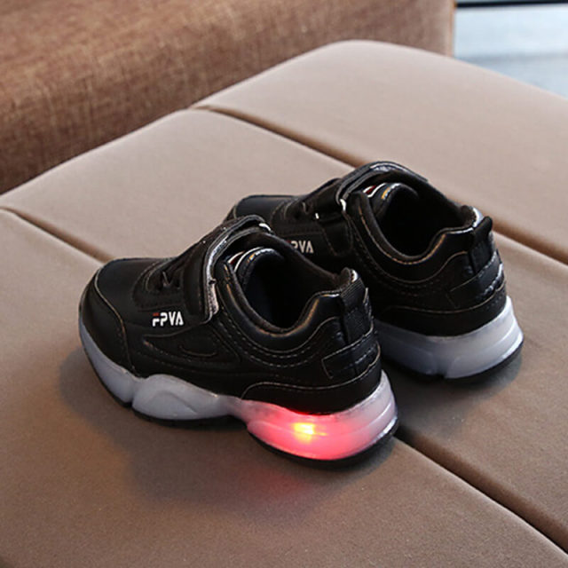 Children Sneakers With Light Up Sole Baby Led Luminous Shoes for Girls Boys