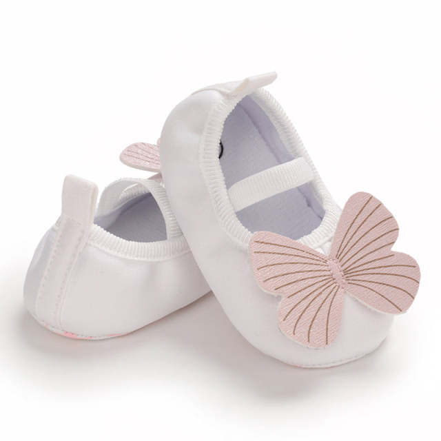 Baby Girls Shoes 0-18M Baby Cotton Butterfly Casual First Walkers Shoes