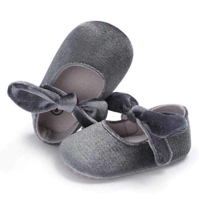 Baby Girl Bowknot Newborn Shoes First Walkers Toddler Prewalker 0-18M