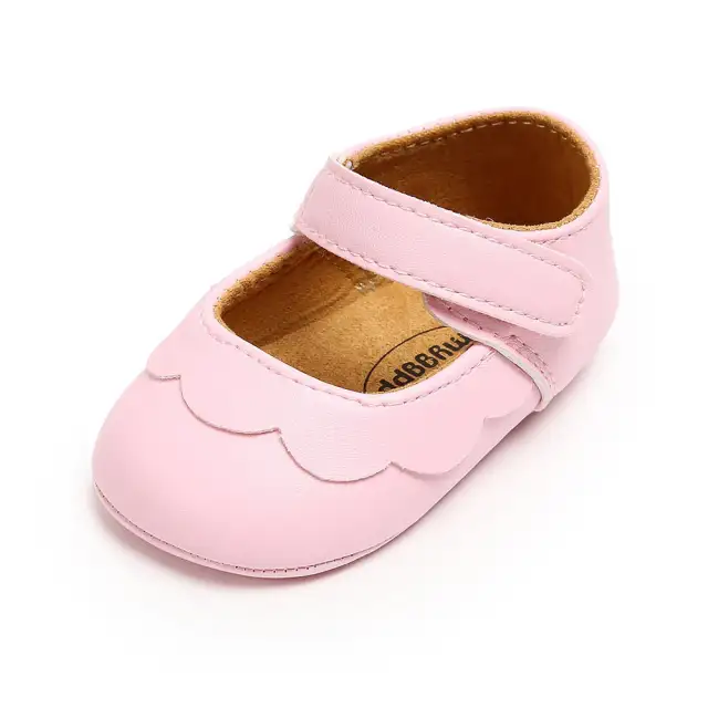 Newborn Boys Girls Shoes Toddler Leather Anti-slip Crib Shoes