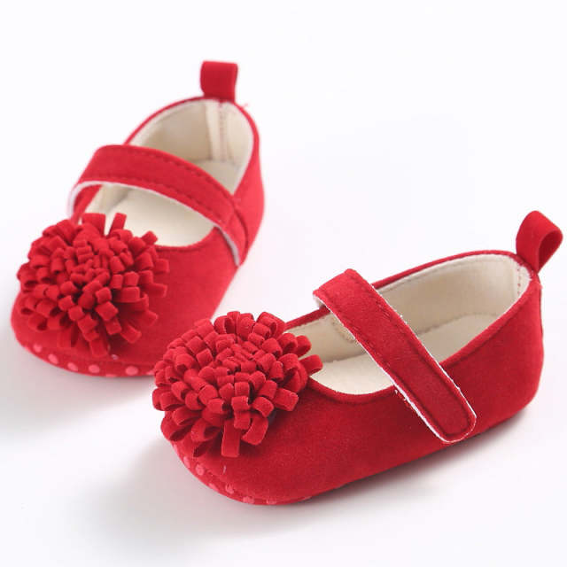 0-18M Baby Shoes Infant Girls Prewalkers Flower Soft Bottom Toddler Shoes