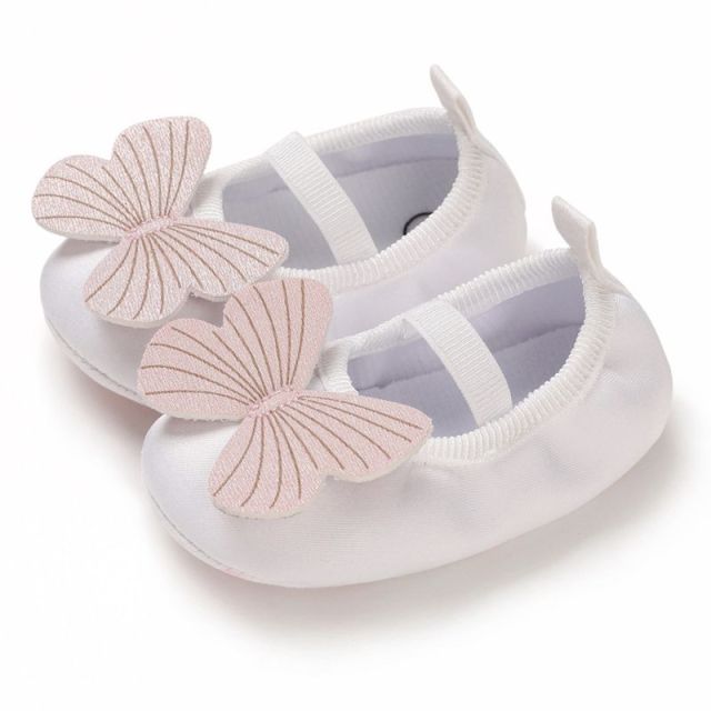 Baby Girls Shoes 0-18M Baby Cotton Butterfly Casual First Walkers Shoes