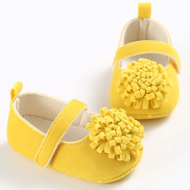 0-18M Baby Shoes Infant Girls Prewalkers Flower Soft Bottom Toddler Shoes