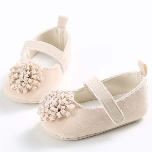 0-18M Baby Shoes Infant Girls Prewalkers Flower Soft Bottom Toddler Shoes