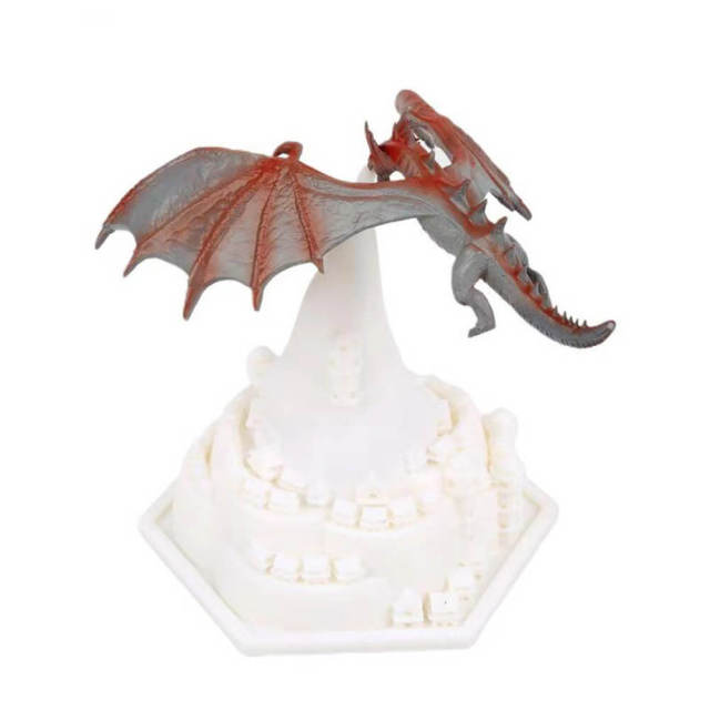 3D Printed Night Light - LED Dynamic Balance Dragon Table Light Gift for Boys Girls Kids Room Breathing Light with USB Rechargeable