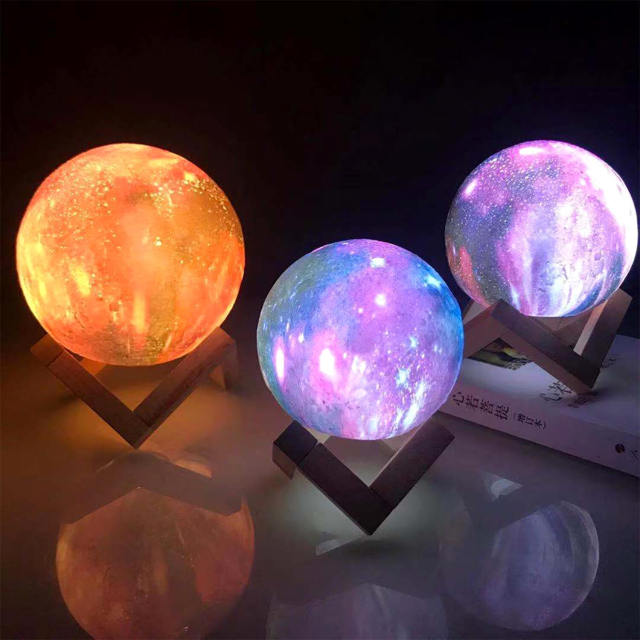 Moon Lamp - 16 Colors LED 3D Galaxy Lamp Moon Light - Remote &amp; Touch Control Star Lamp Moon Night Light Gifts for Girls Boys Kids Birthday