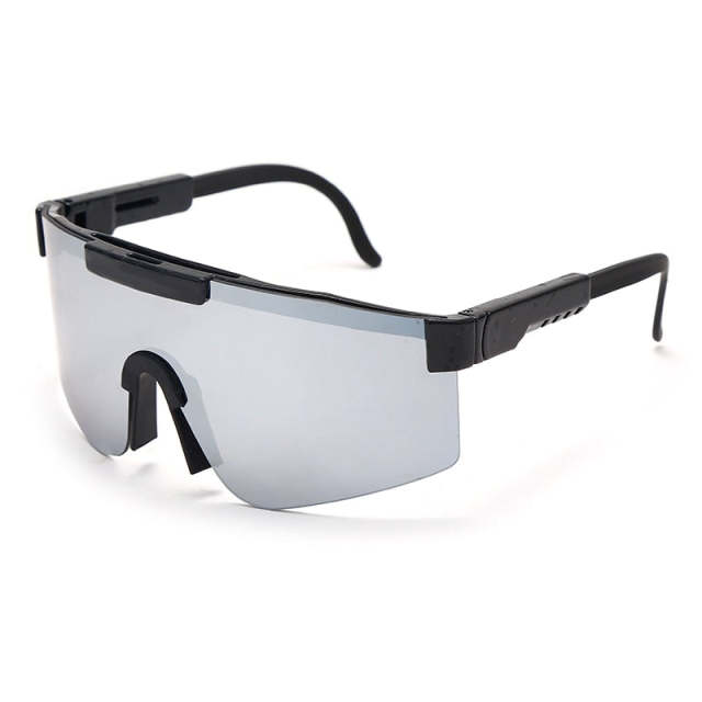 Sunglasses For Men/Women UV400 Flat Top Goggle Mirrored Lens Windproof Sport Non Polarized  Eyewear