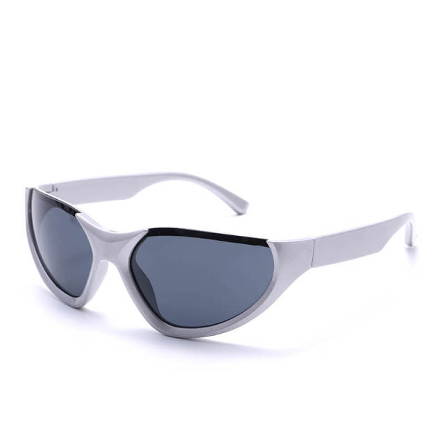 Punk Sunglasses For Women Unique Sports Sunglasses Men UV400 Goggle Shades Mirror Colorful Fashion Eyewear