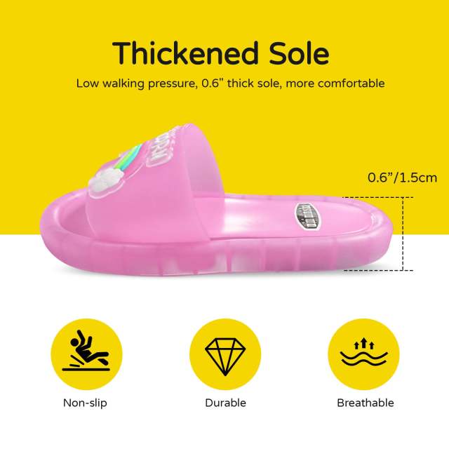 Light Up Slippers Children Unicorn LED Shoes Sandals for Toddler Girl Boys