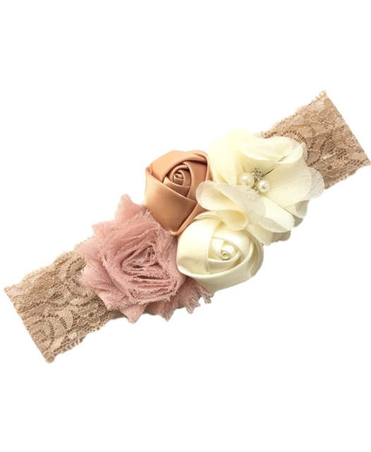 Baby Headband Newborn Lace Rose Elastic Hair Band Hair Accessories