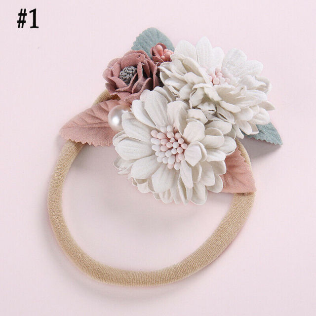 Baby Flowers Elastic Headband Princess Headbands Child Kids Cute Gifts