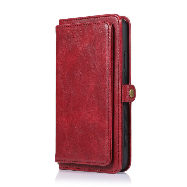 Folio Phone Case Wallet Compatible with iPhone 14 Deluxe 2 in 1 Folding iPhone Wallet Case Magnetic Detachable