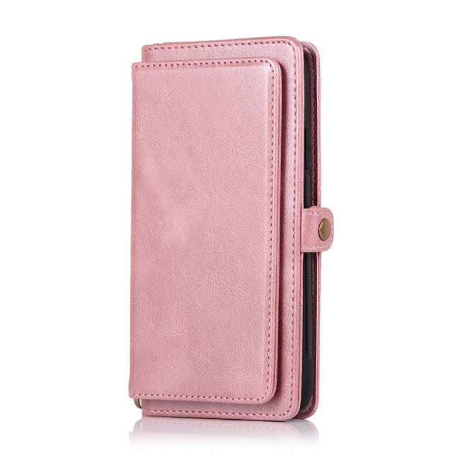 Folio Phone Case Wallet Compatible with iPhone 14 Deluxe 2 in 1 Folding iPhone Wallet Case Magnetic Detachable