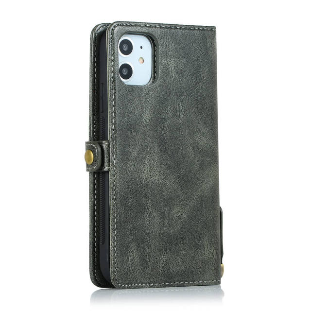 Folio Phone Case Wallet Compatible with iPhone 14 Deluxe 2 in 1 Folding iPhone Wallet Case Magnetic Detachable