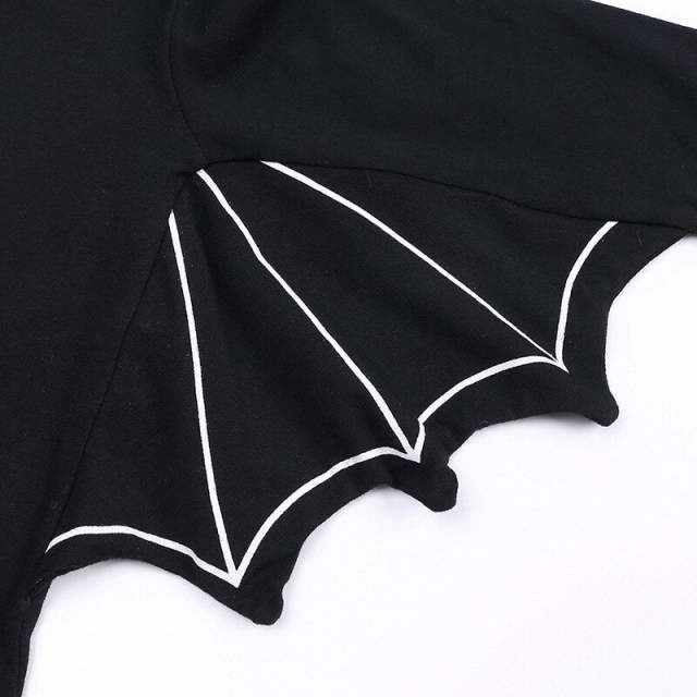 Halloween Cosplay Bat Costume Baby Boys Girls Bodysuit Pumpkin Romper